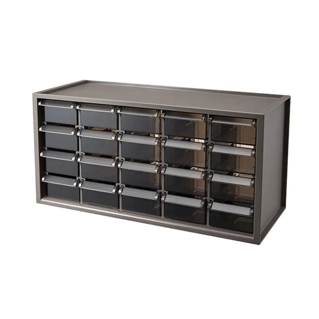 

Craft Cabinet 20 Drawer Smooth Surface Organizer Lockers Plastic for Desktop