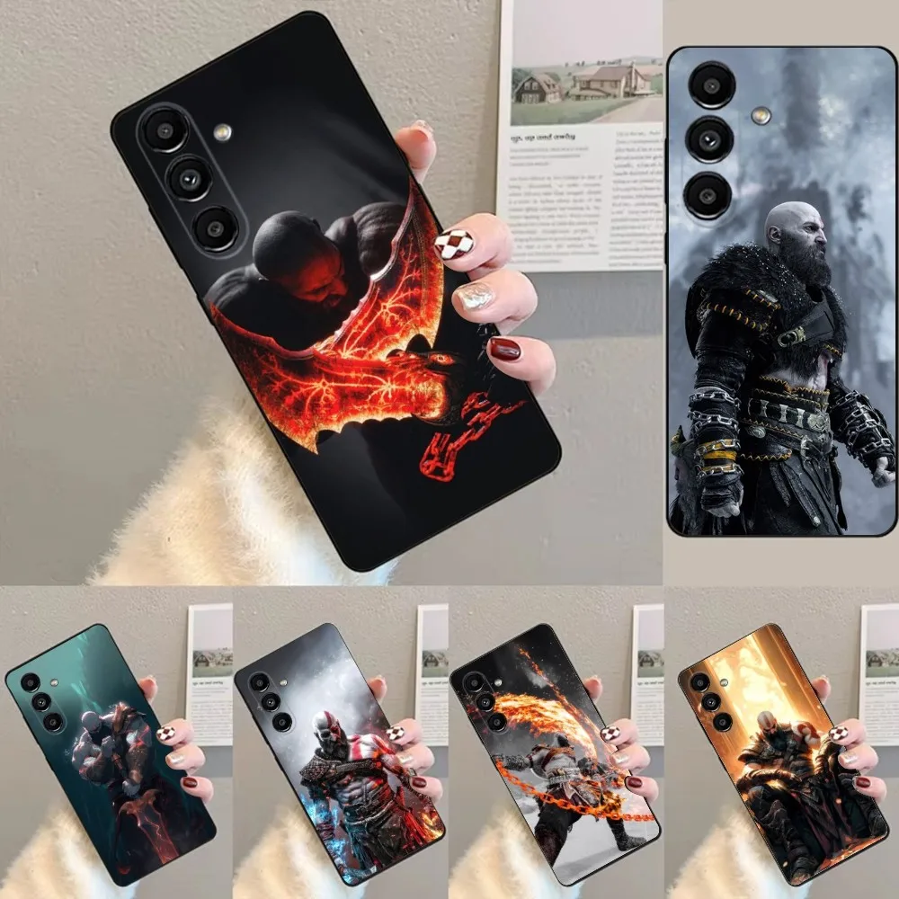 G-God of W-War Game  Phone Case For Samsung S24,23,22,30,21,10,9,Ultra,Plus,Lite,FE,Soft Silicone Black Cover