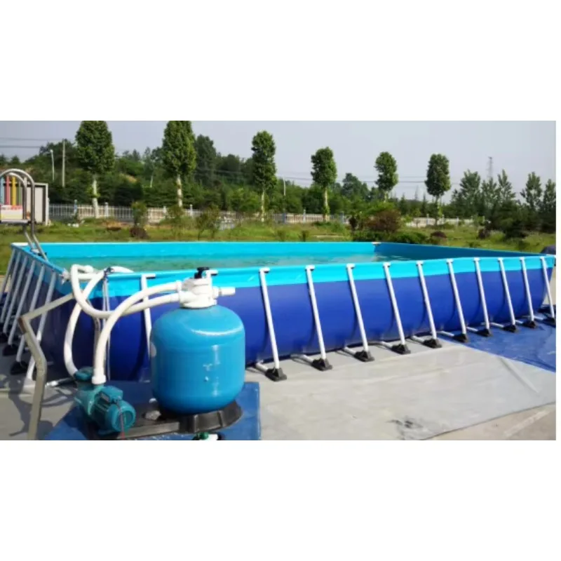 2026 حمام سباحة قابل للنفخ بتصميم جديد كبير من مادة PVC #2