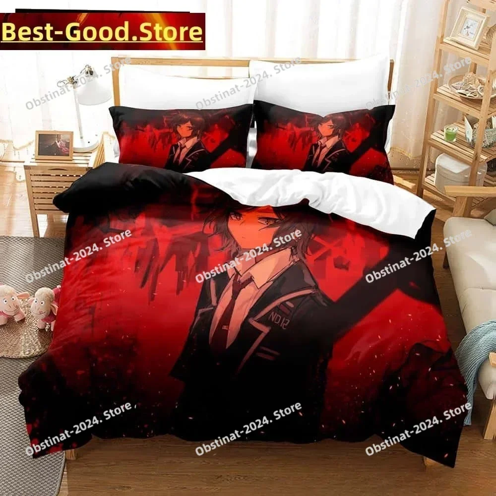 Fashion 3D Game Limbus Company Bedding Set Printed single Comforter Quilt Duvet Cover Pillow Case 3 Pieces Sets Kids Adult Size