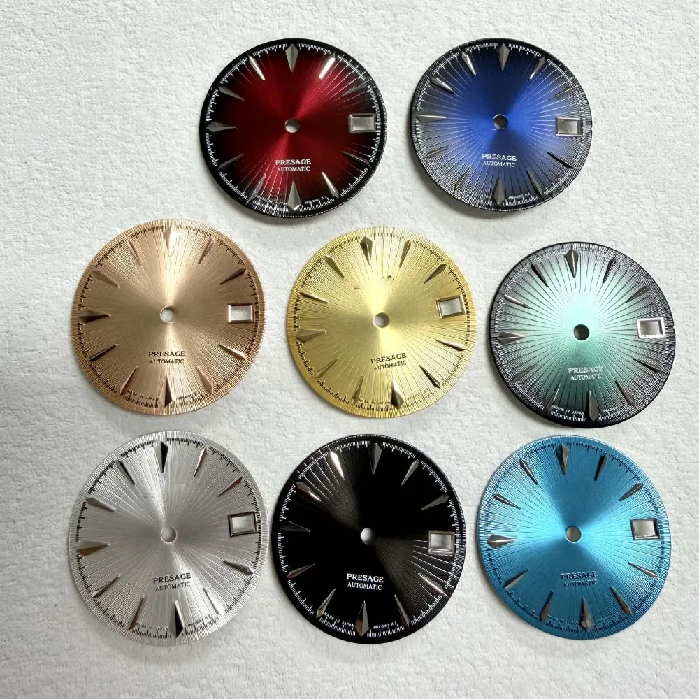 New Multicolor Cocktail Dial Watch Mod Parts Compatible with NH35 Automatic Mechanical Movement DIY Custom Watch Face