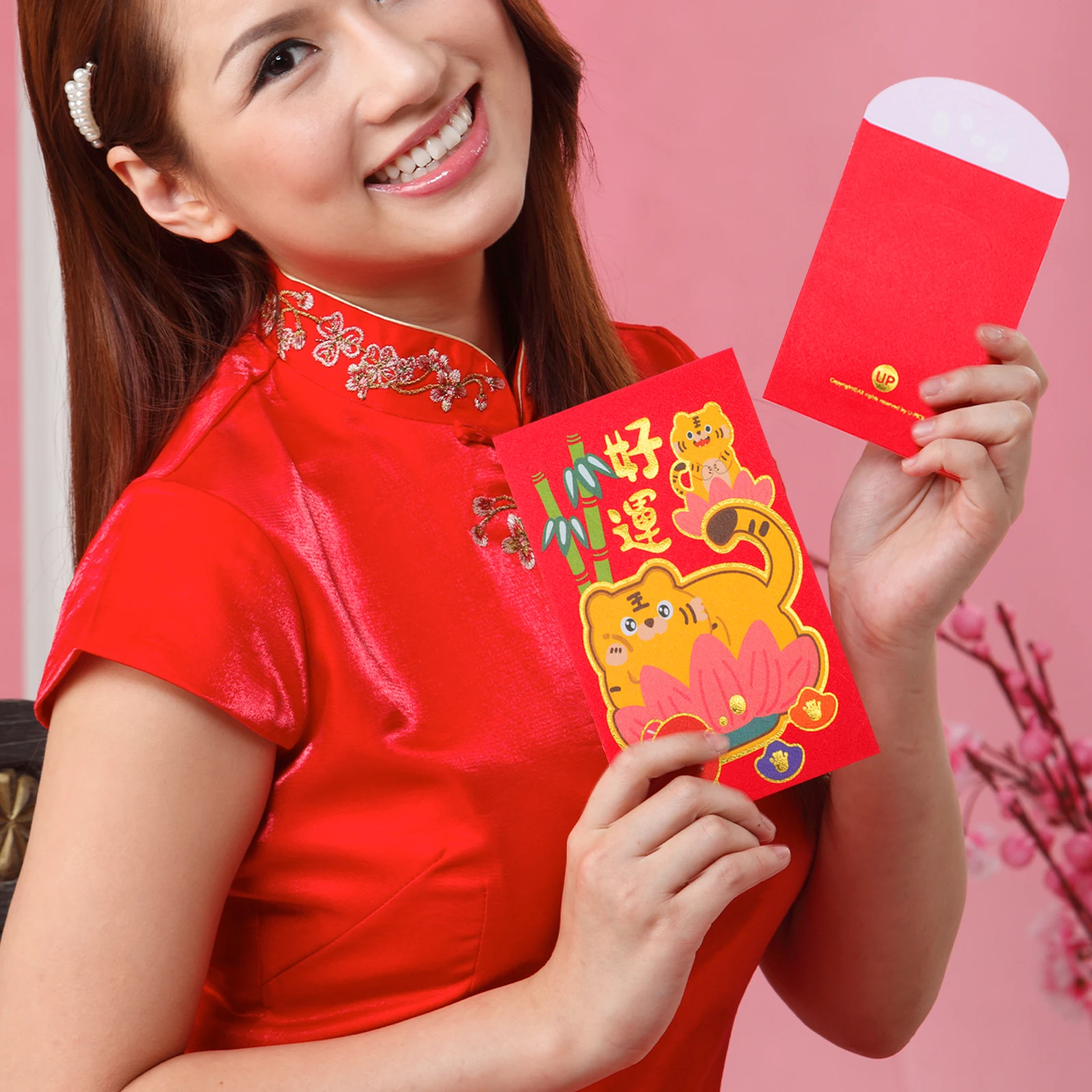 

18 Pcs Colorful Red Envelopes Tiger Pattern New Year Props Practical Gifts Lucky Envelopes Premium Paper Suitable