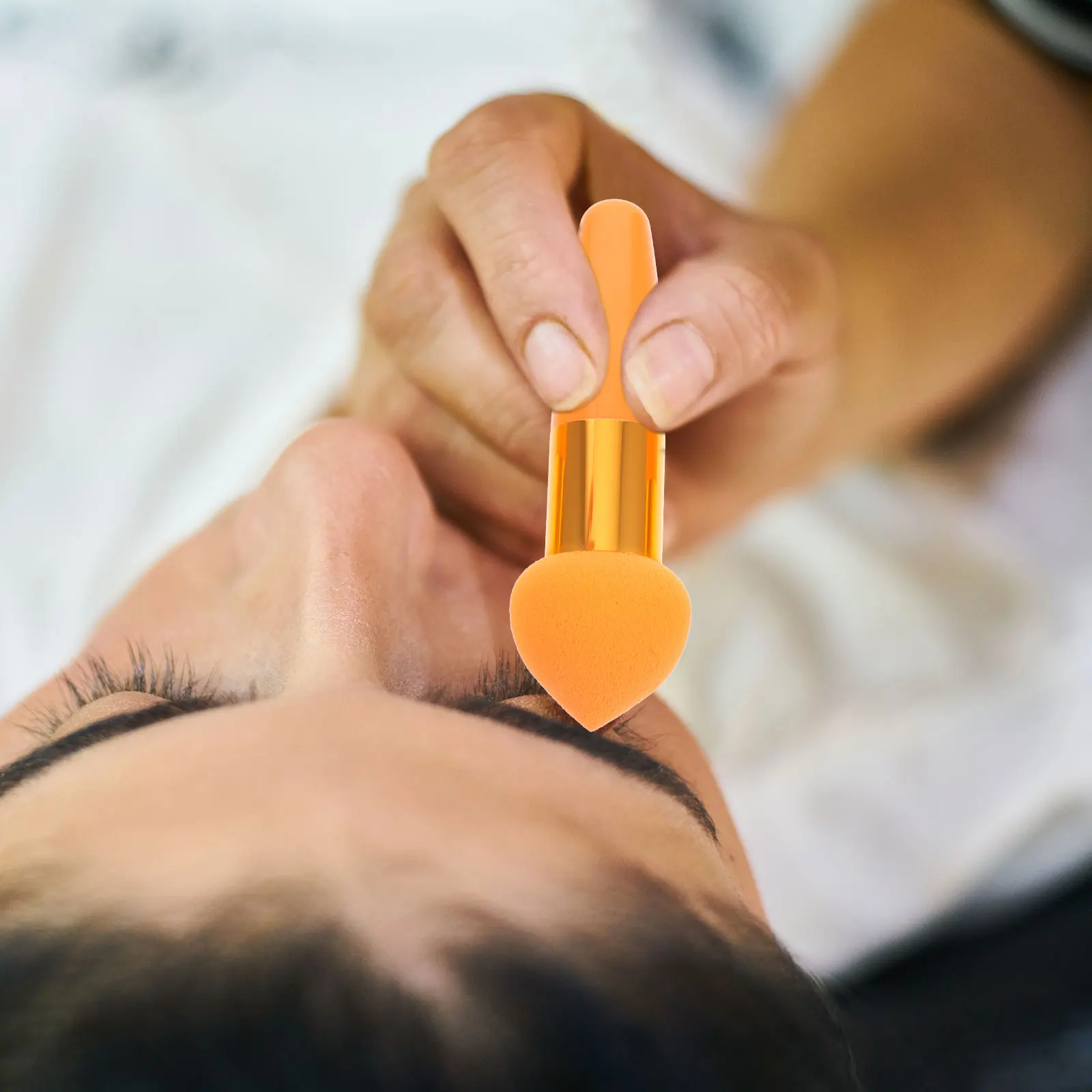 3 قطعة مجموعة فرشاة ماكياج الإسفنج قسط اللاتكس الوجه نفخة قضيب عالية الكثافة مرونة لا تشوه أداة التجميل