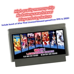 The latest Legendary Games 509 in 1 Cartridge for FC Console 8 Bit Video Game Card 1024M Bit Flash Chip In Use Chip Save Version