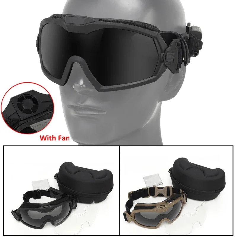 Motor Paintball – Gafas Tácticas Antivaho Lente Intercambiable - imagen 3