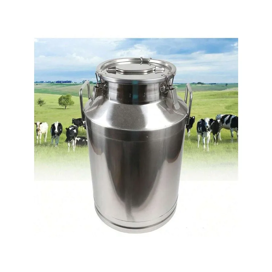 

SHZICMY Milk Can Lid Stainless Steel Durable Universal Milk Bucket Lid For Milk Wine Liquid Storage Container Universal Lid