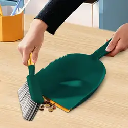 Small Broom And Dustpan Set Portable Cleaning Brush Set Small Dustpan And Brush Combo Small Cleaning Brush Set Lightweight For