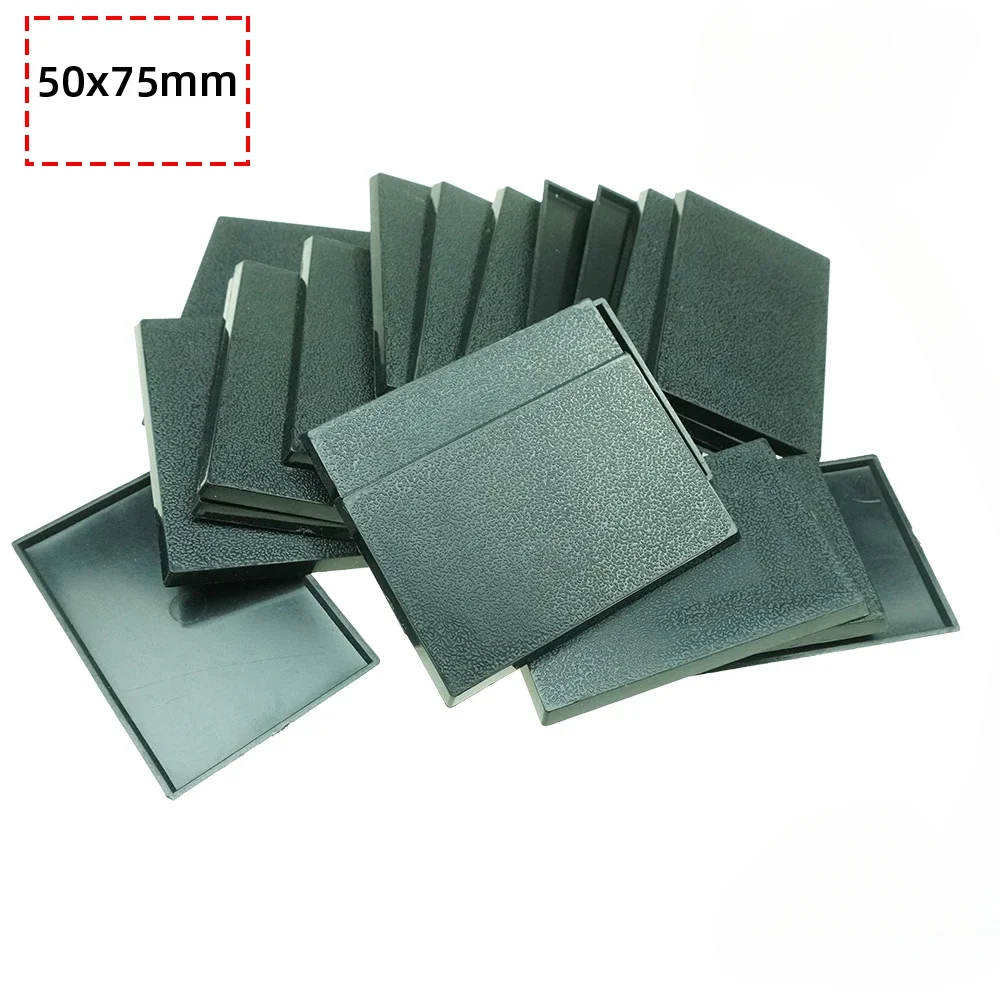 Gaming Miniatures Base 50x75mm Rectangular Base Underlay for Table Games and Gaming Miniatures