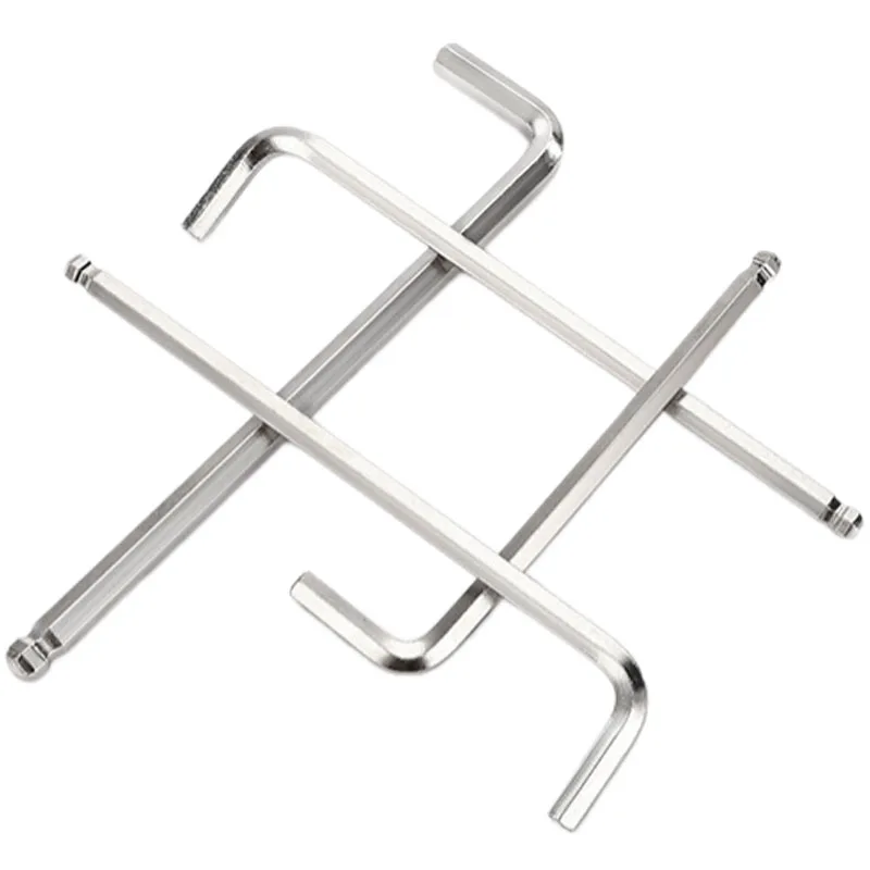 1 Stück Inbusschlüssel 1,5 mm 2 mm 2,5 mm 3 mm 4 mm 5 mm 6 mm 8 mm Kugelkopf Sechskantschlüsselschlüssel L-förmiger Schraubenschlüssel Handreparaturwerkzeuge – Detail 3