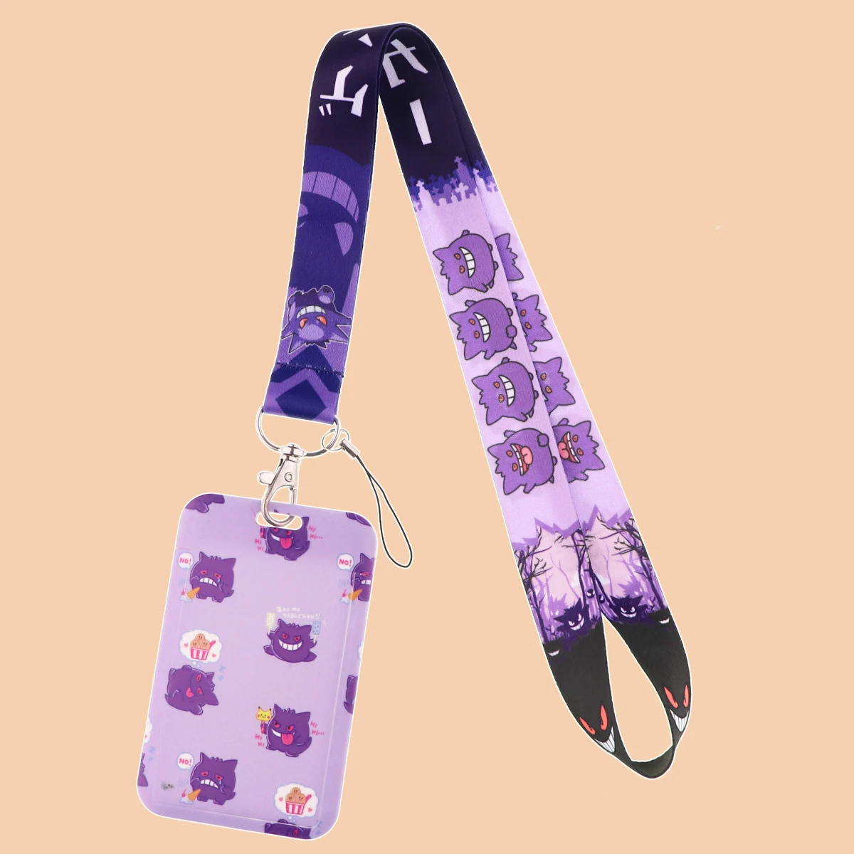 Purple Ghost Lanyards for Key Neck Strap For Card Badge Gym Keychain Lanyard Key Holder DIY Hanging Rope Phone Accessories