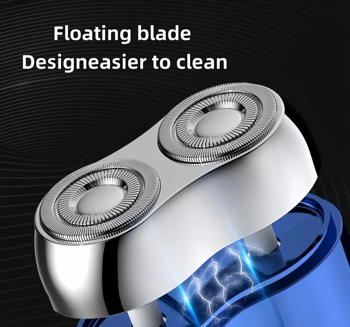 ماكينة حلاقة صغيرة محمولة LED ماكينة حلاقة كهربائية مكشطة جافة ورطبة ذات الاستخدام المزدوج ماكينة حلاقة للسيارة والسفر والمكتب #4