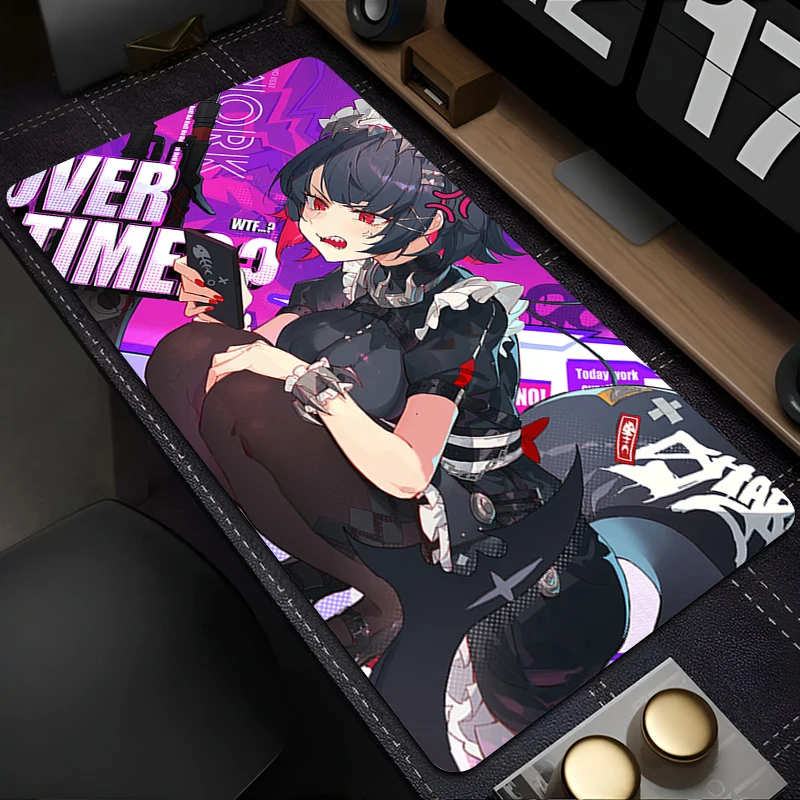 Muismat Anime Muismat Gaming Accessoires Kantoor Toetsenbord Pad Z-zijnloze Zone Zero Ellen Joe Grote Bureaumat Rubber Uitgebreide Pad
