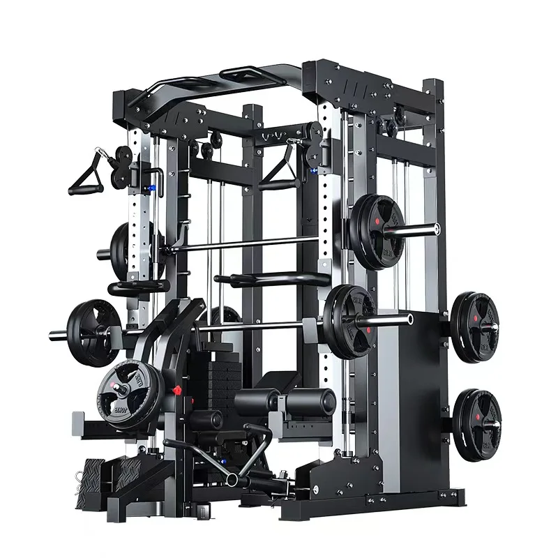 commercial gym equipment multi functional power cage all in one smith machine