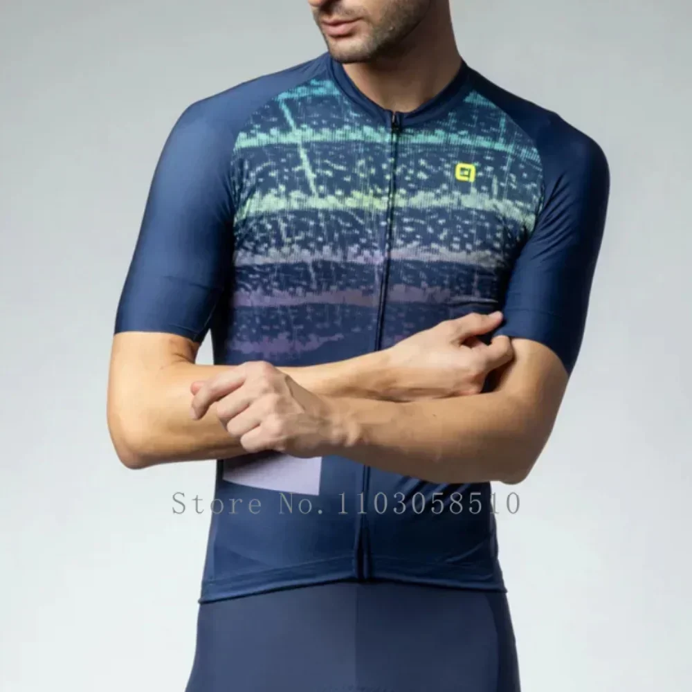 

Men's Cycling Jersey Summer Anti-UV MTB Shirt with 3 Pockets Outdoor Sports Apparel Breathable Bicycle Clothing MTB Shirt Sports