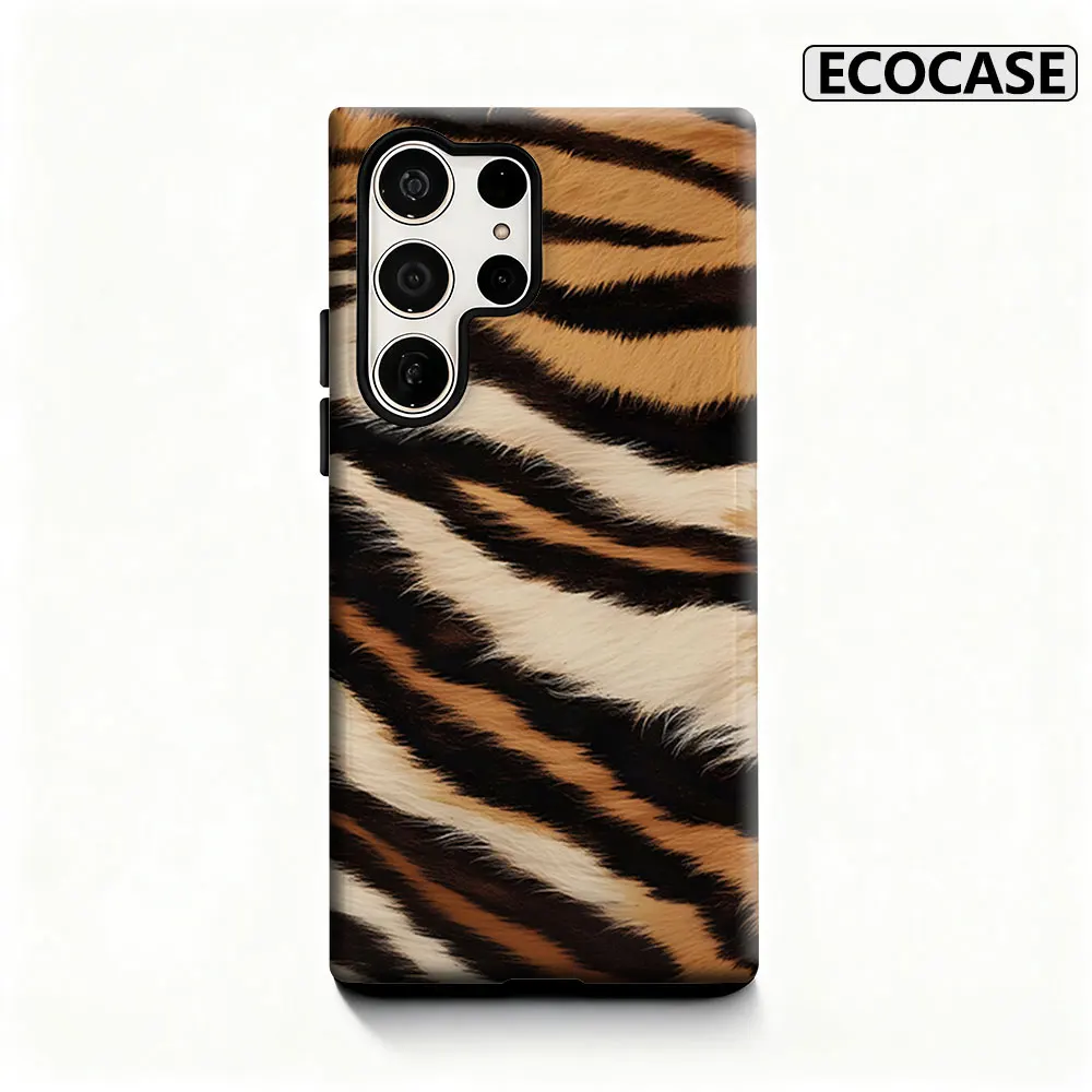 Tiger S-Stripes Phone Case for Samsung Galaxy S26 S25 Ultra S24 S23 Ultra Plus Shockproof Double layer tough Back Cover
