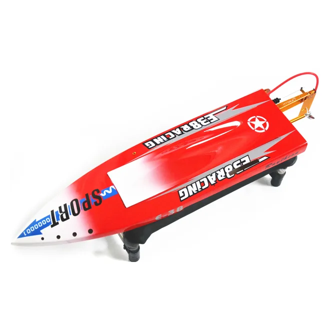 H620 التحكم عن بعد سباق كهربائي نموذج باخرة الألياف الزجاجية عالية السرعة مقاوم للماء RC قارب مع محرك سيرفو ESC بدون بطارية #4