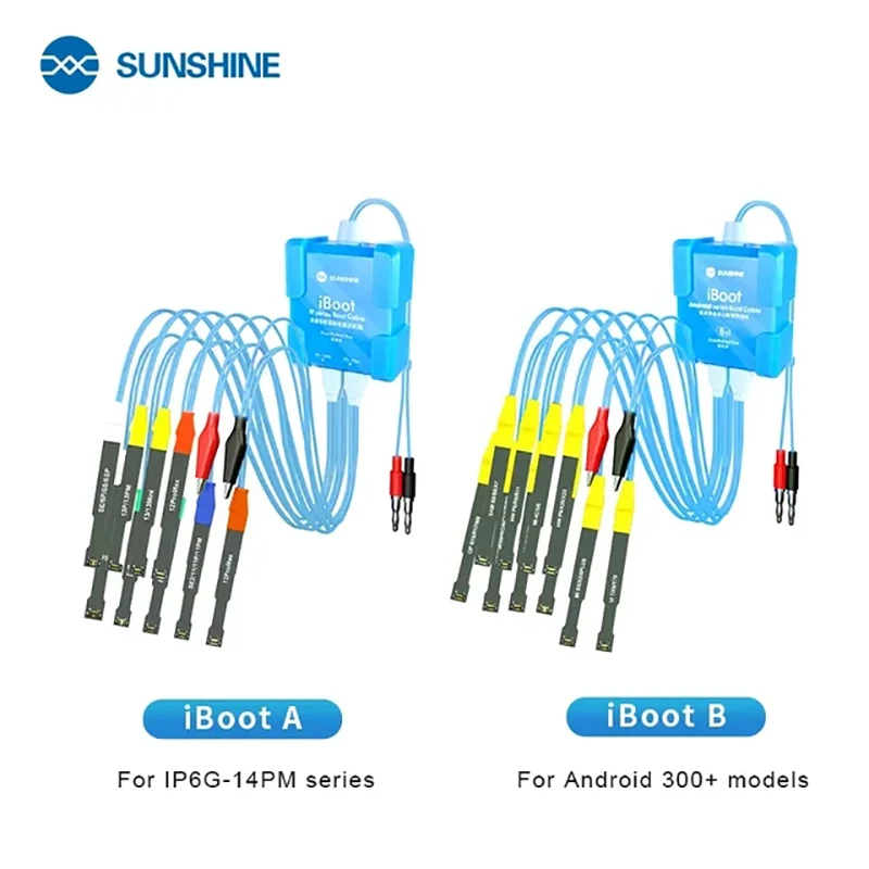 SUNSHINE iBoot-cable de alimentación para teléfono móvil iPhone, Samsung, Huawei, IP, 6G-15PM, función de encendido de batería, herramientas USB