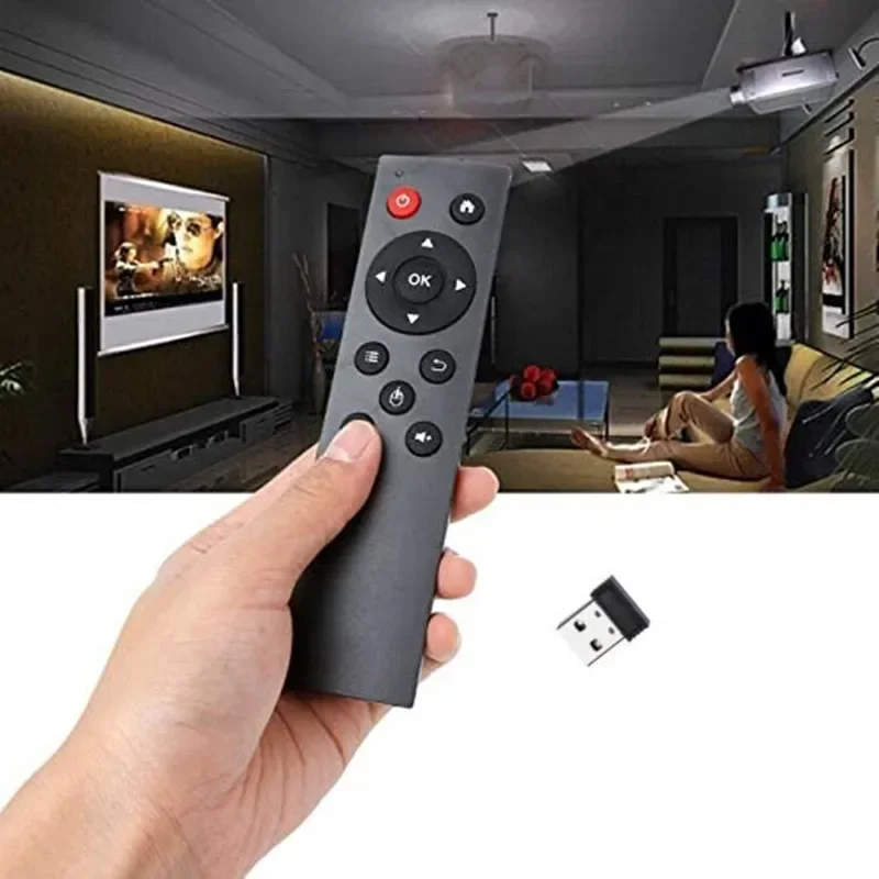 Univerzální 2.4G bezdrátový vzduch myš klávesnice vzdálený ovládání s USB přijímač pro Android TV box/smart tv/windows PC linux