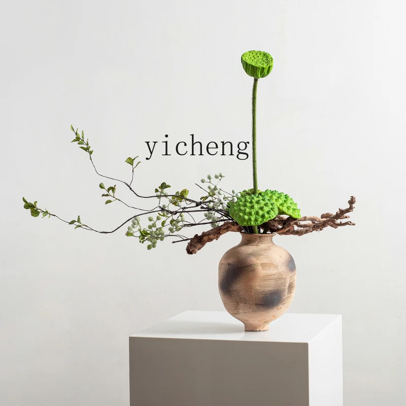 XL الصينية محاكاة نبات بونساي نادي غرفة الشاي فندق مطعم حالة قليلة زخرفة الأزهار #5