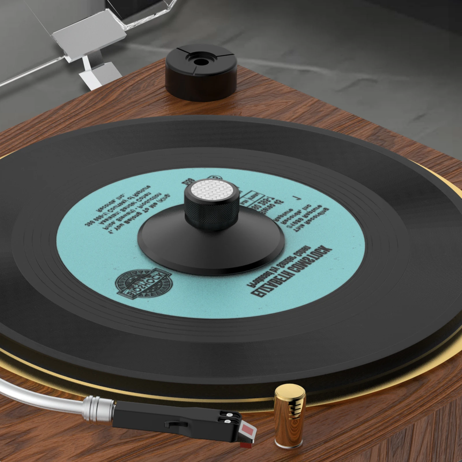 Audiocrast 130B Carbon Fiber Record Weight 130g LP Disc Stabilizer Turntable Vinyl Clamp HiFi Audio Accessories