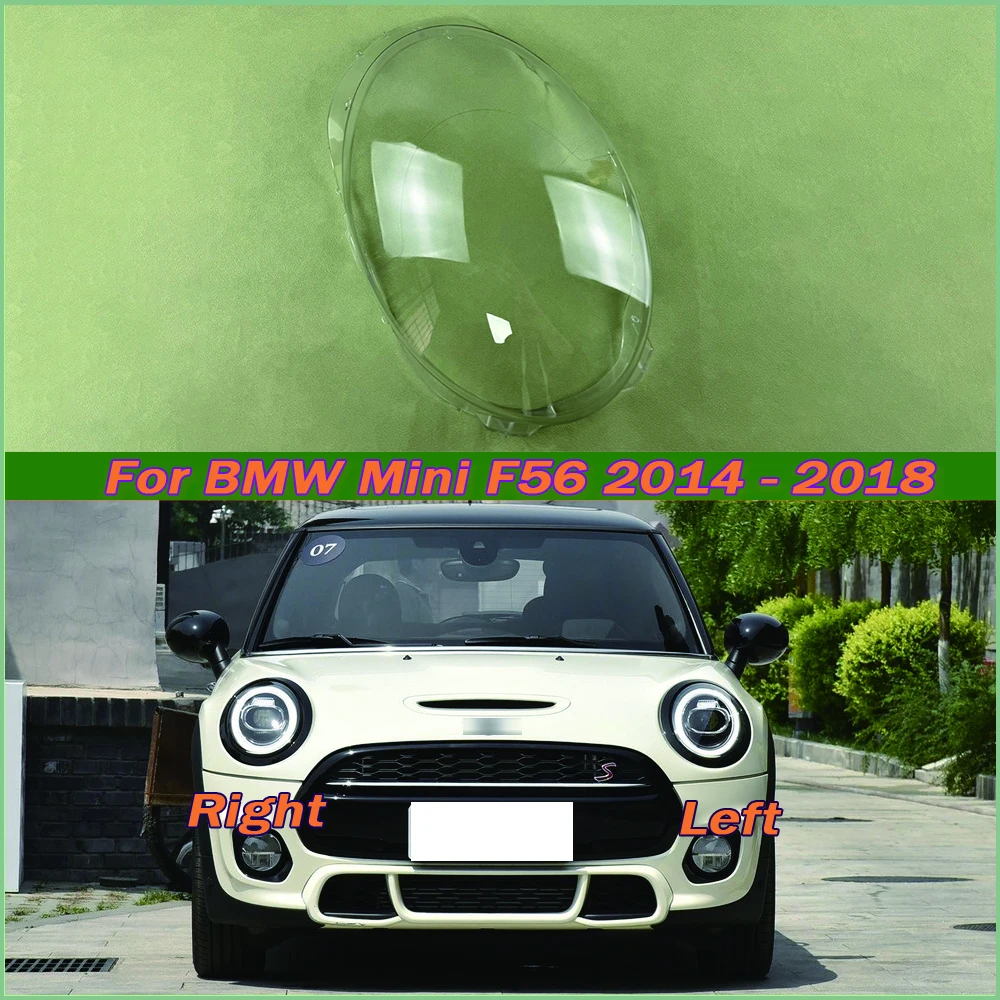 

For BMW Mini F56 2014-2018 Front Headlight Shell Headlamp Transparent Lampshade Cover Lens Plexiglass Auto Replacement Parts