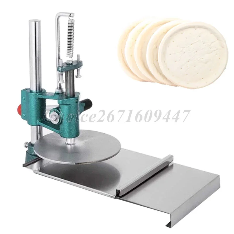 

16/18/20cm Diameter Manual Pizza Dough Press Machine Commercial Big Roller Sheeter Pastry Flattening Presser Kitchen Appliance