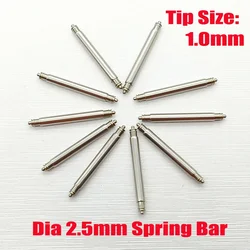 Dia 2.5mm Fat Spring Bar Fits Seiko SKX007 SPRD Watch Bracelets Repair Tip Size 1.0mm Heavy Duty 20mm 22mm Strap Link Pins