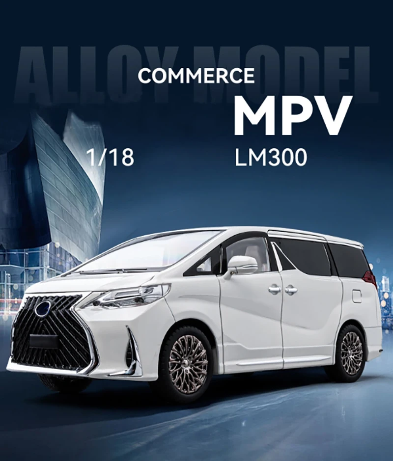 

Литая под давлением модель автомобиля из сплава LM300 в масштабе 1:18, статическая коллекция, украшенный сувенир, подарок, хобби и игрушки
