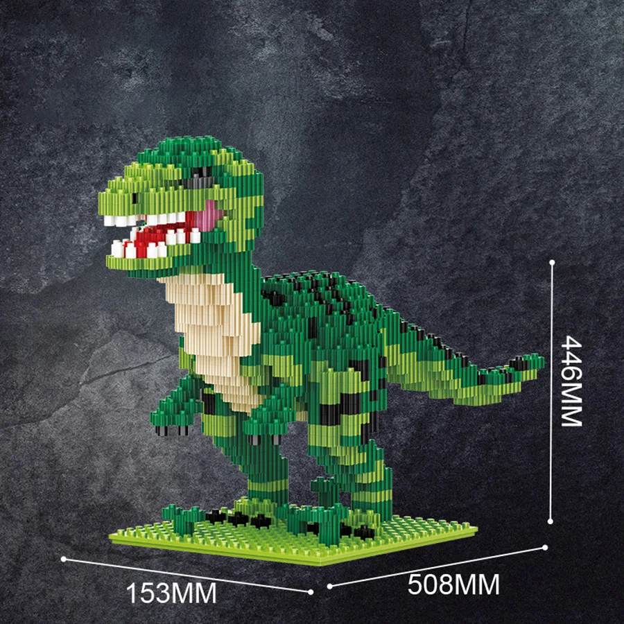 ToylinX 676PCS Velociraptor Puzzle Assembling Building Block Toys Model Christmas and Easter Birthday Gifts for Boys and Girls