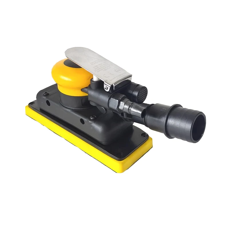 Canghe 70x198 Dustless Random Orbital Polisher 2.5 Air Pneumatic Sanding Machine 198 Eccentric Square Sander Pneumatic Sanders