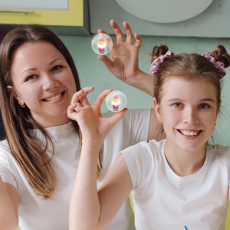 10/30/50 قطعة 32 مللي متر عيد الميلاد مفاجأة كبسولة البيض الكرتون عيد الميلاد دمية Gacha لعبة أطفال حفلة عيد ميلاد عيد الميلاد كرنفال هدية #4