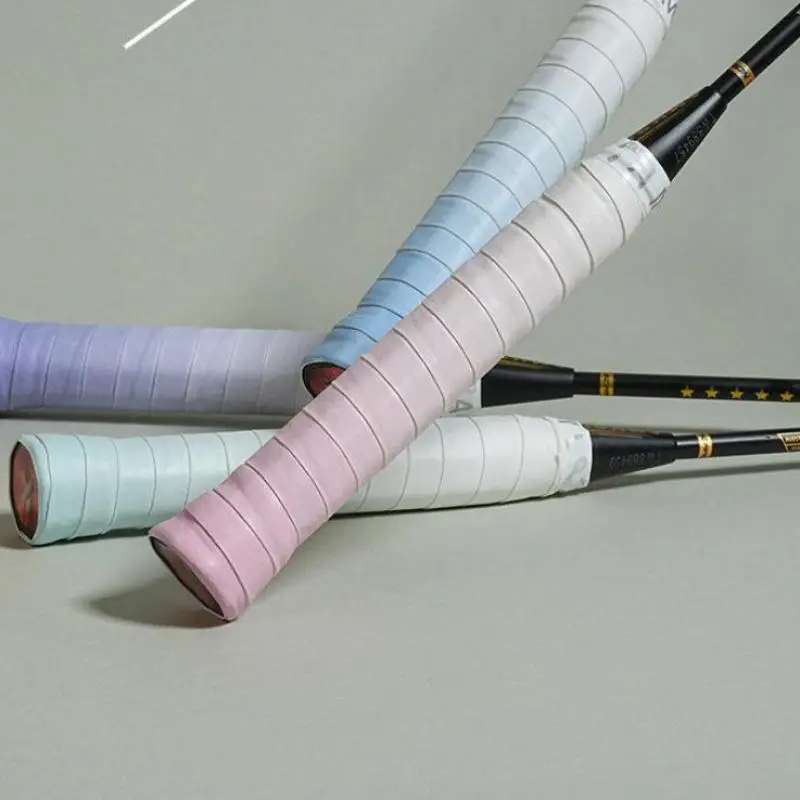 6 Stück Gradient Anti-Rutsch-Badmintonschläger-Griffband, schweißresistentes Overgrip-Band für den Tenniseinsatz – Detail 2