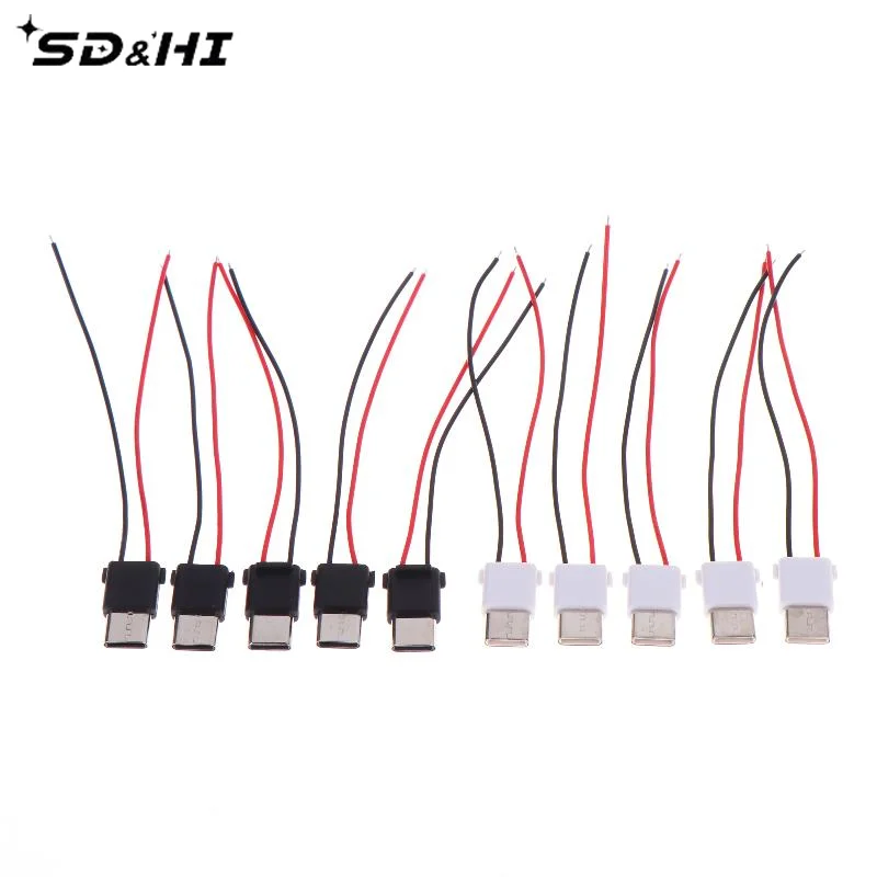 1/5Pcs Type-C Modified Plug Type-C Male Head With Resistor Capacitor For Mobile Phone Power Bank Special Connector C Port
