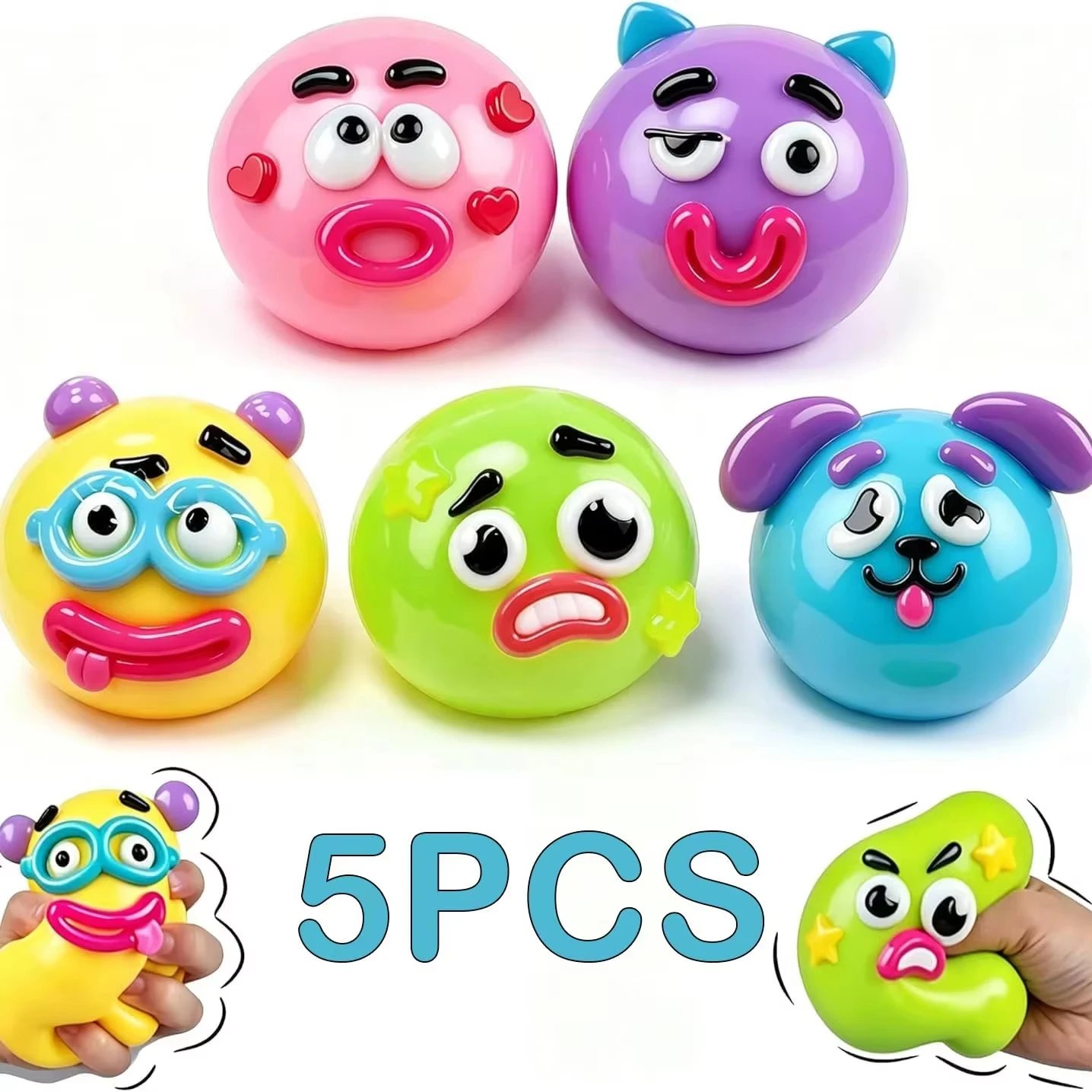 Curiosities Hundegesicht-Squishy-Spielzeug, beliebte Smushers, weich, formbar, niedlich, langsam aufsteigend, Quetschspielzeug, entspannend, sensorisch, gegen Angstzustände – Detail 4