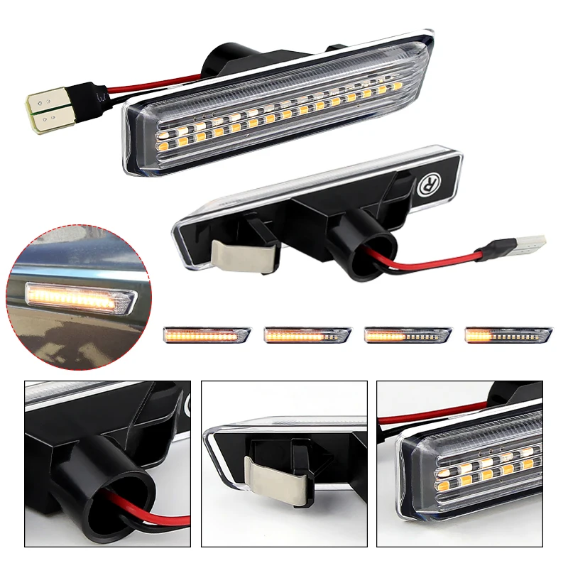

2PCS For BMW 3 Series E36 M3 Facelift model 1996-1998 Car Fender Side Marker Turn Signal Lights for Cars For BMW X5 E53 99-06