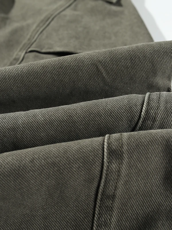 

American Workwear Sle! Thiened! Full Cotton Waed Fabric! Men's Autumn Loose Casual Match Long Pants