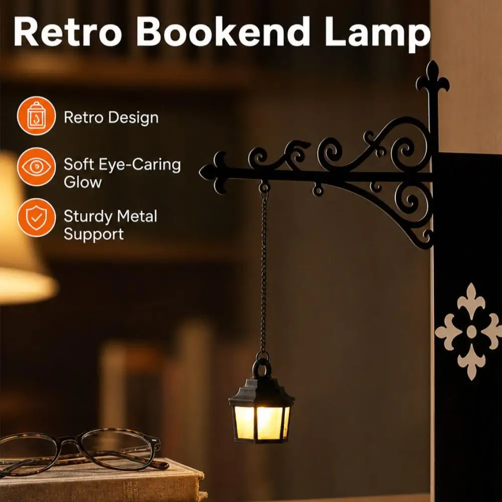 Atmosphere Lamp Vintage Bookshelf Lantern Light White Warm White Bookshelf Ghost Light Bookshelf Lamp Christmas