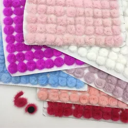 10pcs DIY Pompon 3cm Mink Pompoms Fur Balls for Sewing on Knitted Keychain Scarf Shoes Hats Fur Pom Pom DIY Crafts Accessories