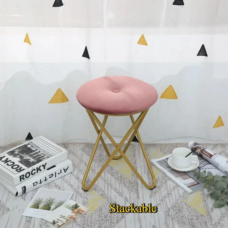 Interior Kitchen Stool Chair Dining Room Cheap Living Room Dining Table Stool Space Saving Decorative Petit Tabouret Furniture