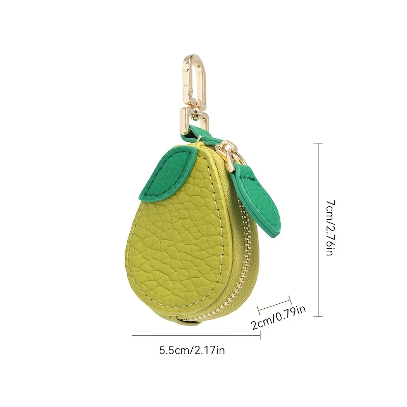 Fruit-Shaped Keychain Coin Purse—Mini Holder & Jewelry Organizer—Perfect As A Gift for Women, Jewelry Pouch