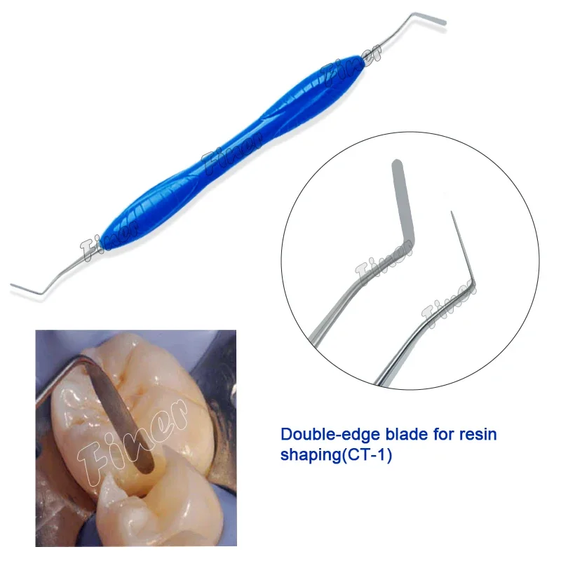 Dental Resin Spatulas, Silicone Handle Composite Filling Tool