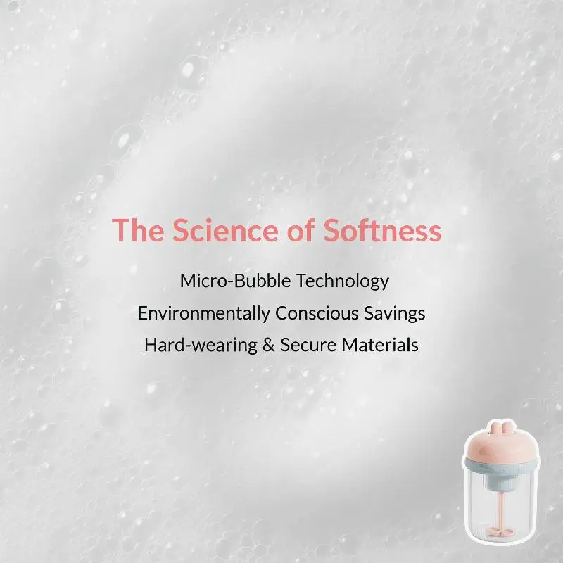 Máquina de espuma para lavar o rosto com tecnologia inovadora de bolhas para cuidados e hidratação ótimos com a pele
