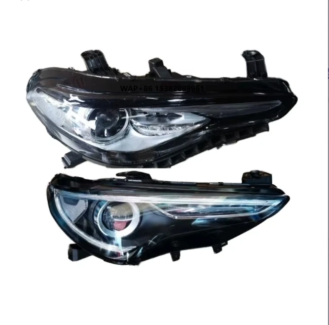 

Giulietta Giulia Stelvio Original Disassembled Headlight Assembly 6000k 36W Front Automobile Head Lamp Front Bumper