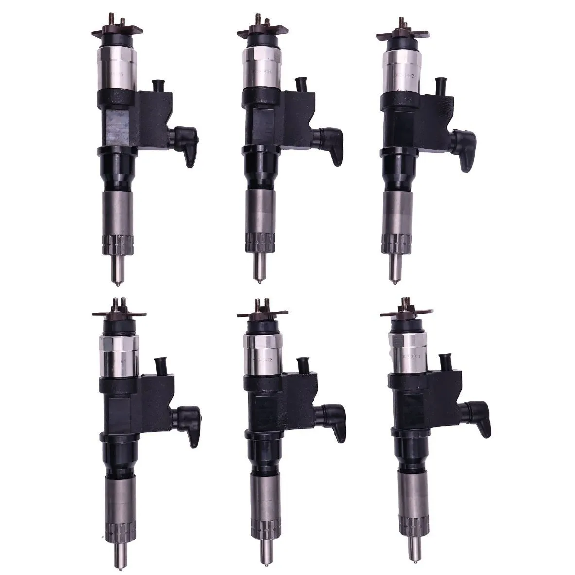 

6X Fuel Injector 095000-6382 095000-6384 For Isuzu FVR FTR 2007-2009 7.8L 6HK1