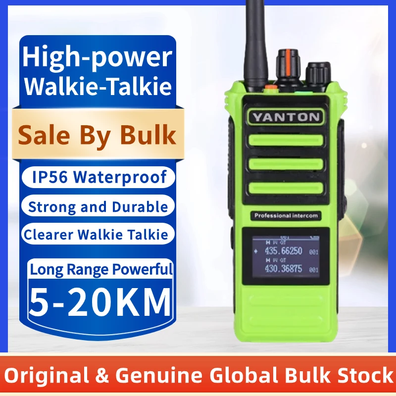 Dual Band Ham IP66 Waterproof YANTON T-890 Mobile Two Way VHF Radio Handheld Walkie Talkie