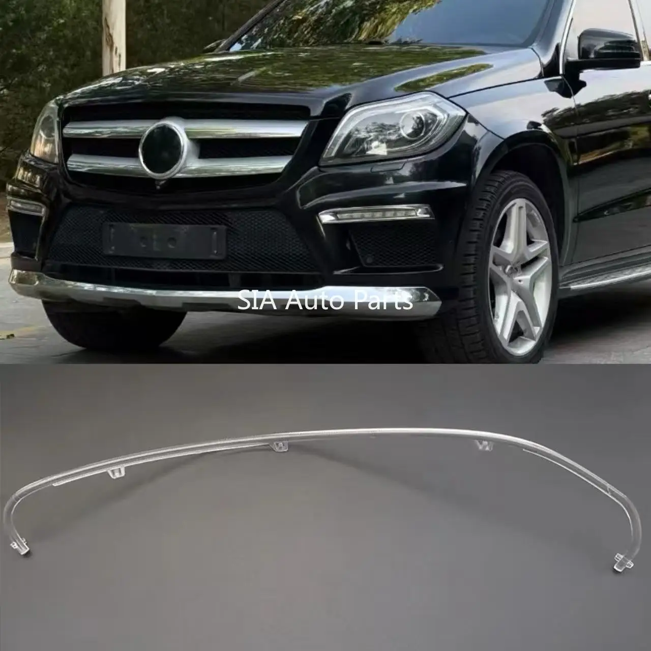 

For Mercedes-Benz GL166 2013-2015 Angel Eyes Daytime Running Light Guide Car DRL Light Guide Plate Light Guide Tube Headlight