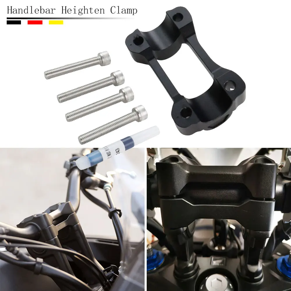 

Motorcycle For Honda CB 500X 20mm Handlebar Riser Adapter Rises Bar Height Handle Mount Clamp CB500F X 2019-2023 Accessories