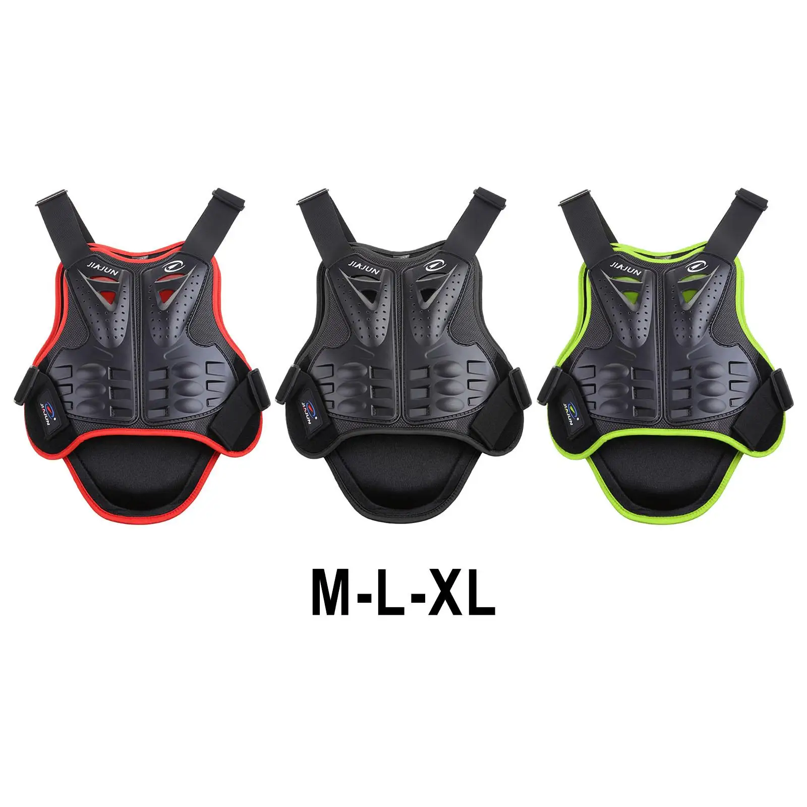 Breathable PE Motorcycle Armored Vest Chest Back Spine Safety Protector for Road Riding and Sports 4