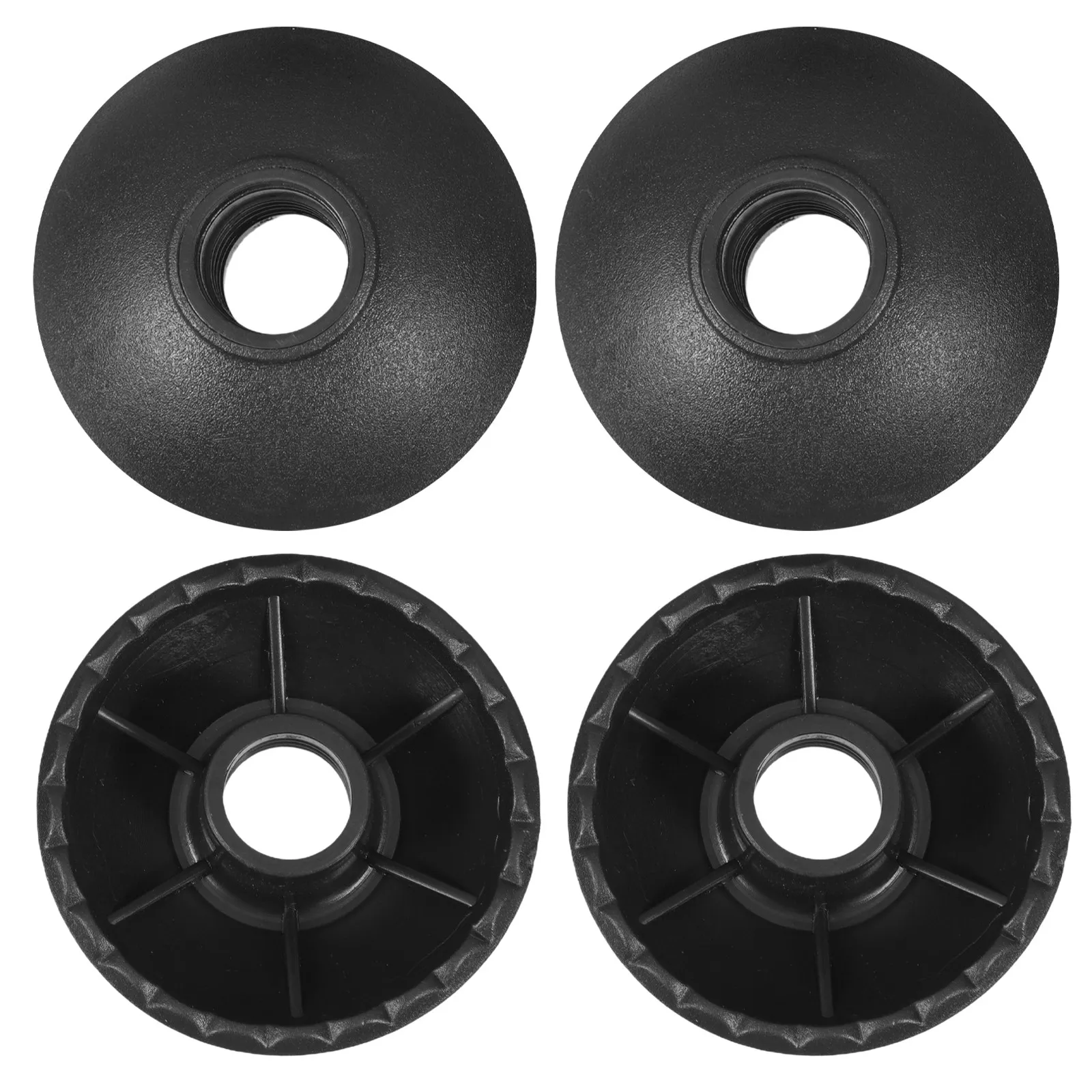 

4Pcs Trekking Pole Snow Baskets Hiking Stick Replacement Tips Plastic Walking Stick Accessories Outdoor Trekking Support