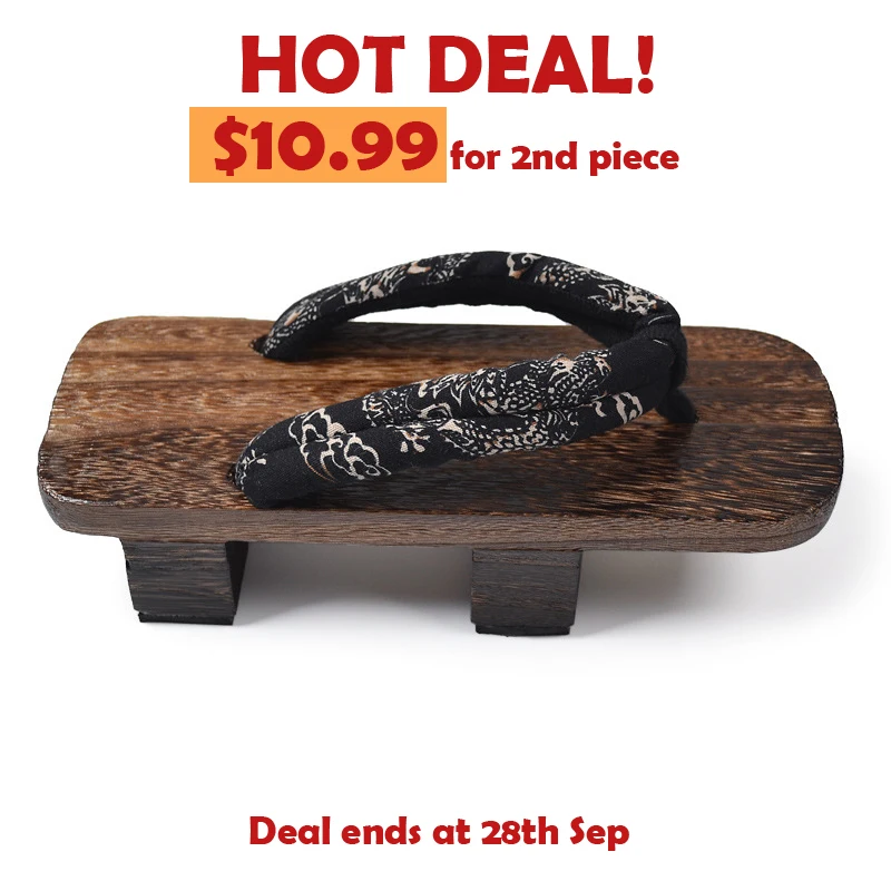 للجنسين بولونيا خشبية اليابانية التقليدية جيتا قباقيب رجل امرأة النينجا تأثيري شيطان القاتل الوجه يتخبط الصيف في الهواء الطلق الصنادل